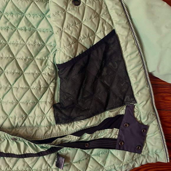 Flylow Sarah Insulated Jacket in Grey/Mint, Size Medium - Picture 6 of 9